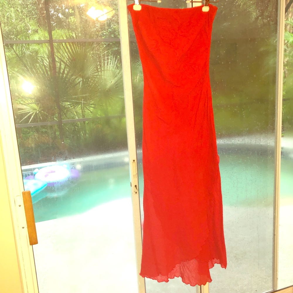 Vintage Red cotton dress 💃